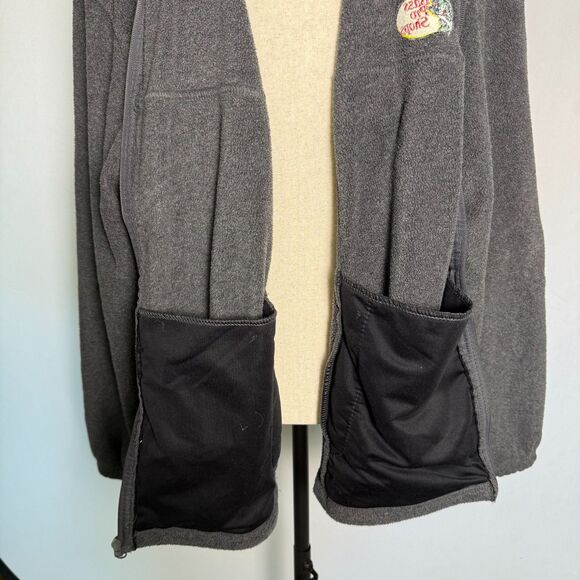 Bass Pro Shops Gray Fleece Full Zip Jacket, XXL, Pockets, Fishing, Logo 2/$50 - Picture 8 of 14